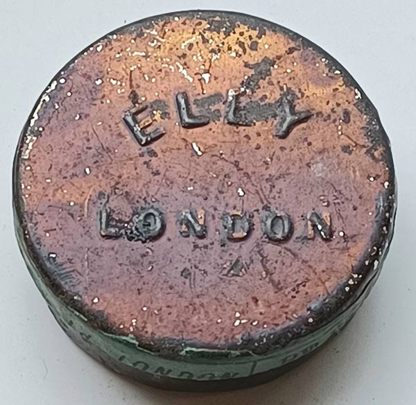 ELEY LONDON, PERCUSSION CAP TIN FOR PISTOLS