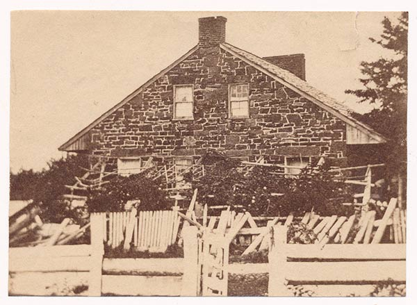 UNMOUNTED VIEW OF LEE’S HEADQUARTERS AT GETTYSBURG