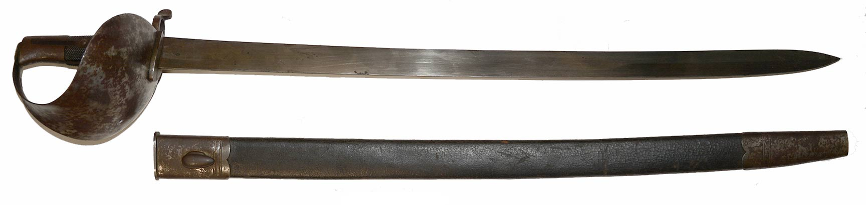BRITISH PATTERN 1859 BAYONET/CUTLASS WITH RARE KLONNE MAKER MARK FROM MISSISSIPPI ESTATE