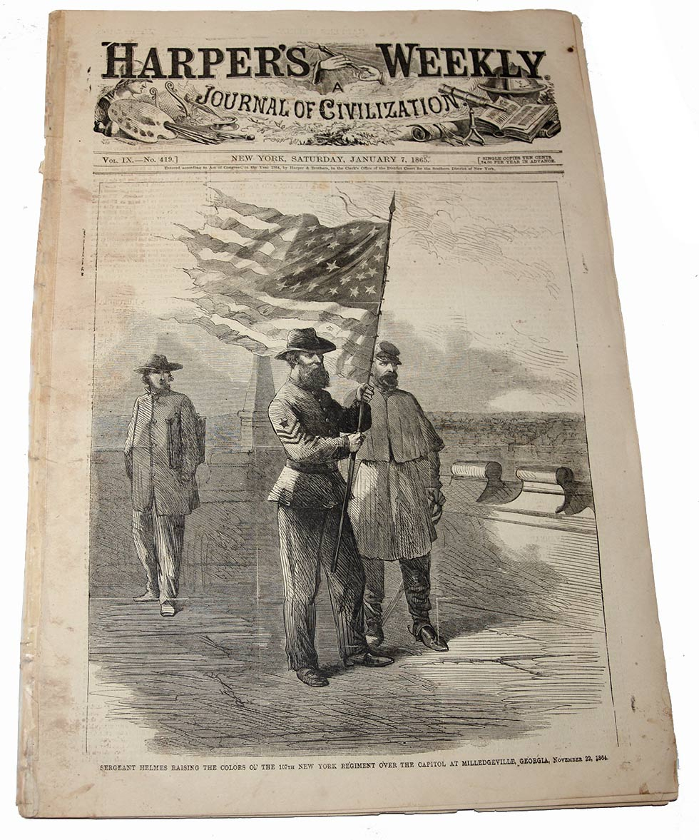 HARPER’S WEEKLY, JANUARY 7, 1865 - ATLANTA CAMPAIGN/SAVANNAH
