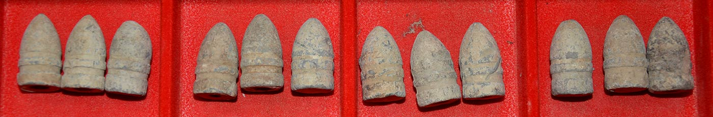 US SHARPS BULLET - JOHNS FARM, GETTYSBURG/ROSENSTEEL COLLECTION