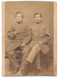 SEATED VIEW OF TWO CONFEDERATES