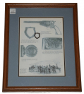 PUBLISHED CIVIL WAR SUTLER TOKEN MADE INTO A CORPS BADGE – RECOVERED FROM LOOKOUT MOUNTAIN AREA
