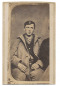 IDENTIFIED CDV OF 4TH NEW YORK HEAVY ARTILLERY SOLDIER