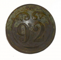 BUTTONS RECOVERED FROM BATTLE OF WÖRTH, 1870 - 78TH AND 92ND FRENCH REGIMENTAL
