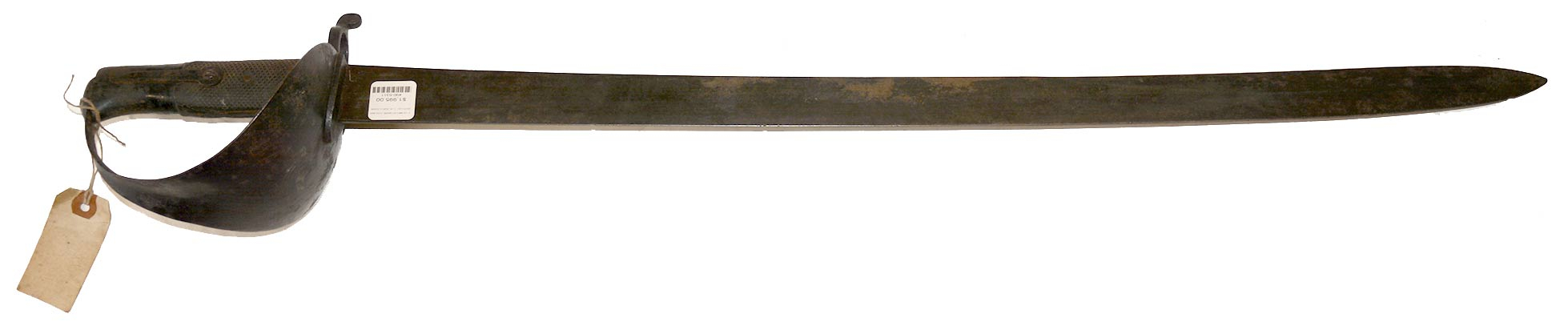 VERY SCARCE CONFEDERATE NAVY IMPORTED BRITISH 1859 PATTERN, TYPE-II, NAVAL CUTLASS BAYONET WITH CONTROL NUMBERS 