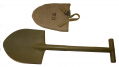 US MODEL 1910 “T” HANDLE SHOVEL WITH 1942 DATED COVER