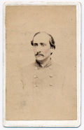 CDV OF UNIDENTIFIED CONFEDERATE CAPTAIN, RICHMOND BACKMARK, RICHMOND BACKMARK