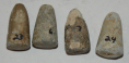 LOT OF FOUR PICKET BULLETS