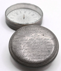 EDMUND RUFFIN’S COMPASS WITH GREAT CAPTURE INSCRIPTION AND PRESENTATION TO JOHN WEIDMAN, BRIG. GEN. PENN. MILITIA AND CAPTAIN 4th PA VOL. CAVALRY 1861-1862 