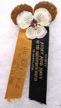 1891 STONEWALL JACKSON STATUE DEDICATION RIBBON 