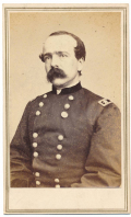 WAIST-UP CDV OF MEDAL OF HONOR RECIPIENT GENERAL DANIEL “DAN” BUTTERFIELD ALSO UNION ARMY CHIEF-OF-STAFF AT GETTYSBURG