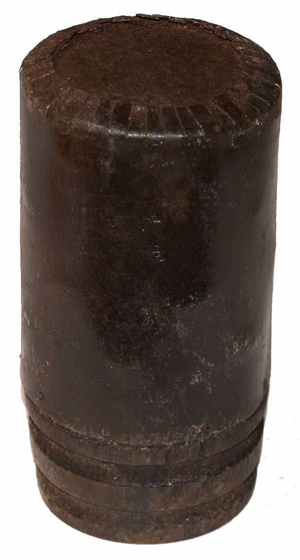ORIGINAL NON-EXCAVATED 12-POUND CANISTER ROUND 