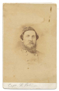 BUST VIEW CDV OF CONFEDERATE CAPTAIN 