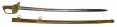 FRENCH HILTED NON-REGULATION IMPORTED OFFICER’S SWORD PRESENTED TO MAJOR JAMES PLIMPTON, 3RD NEW HAMPSHIRE VOLUNTEERS, WITH CDV – KILLED IN ACTION AT DEEP BOTTOM RUN