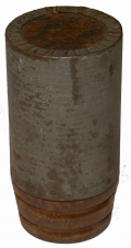 ORIGINAL FULLY INTACT NON-EXCAVATED 6-POUND CANISTER ROUND 