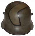 GERMAN WORLD WAR ONE MODEL 1917 HELMET WITH CAMMO PAINT