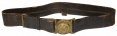 CIVIL WAR NAVY OFFICER’S WAIST BELT AND TWO-PIECE BUCKLE