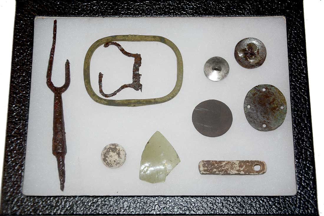 REVOLUTIONARY WAR RELIC GROUP FROM VERPLANCK, NEW YORK