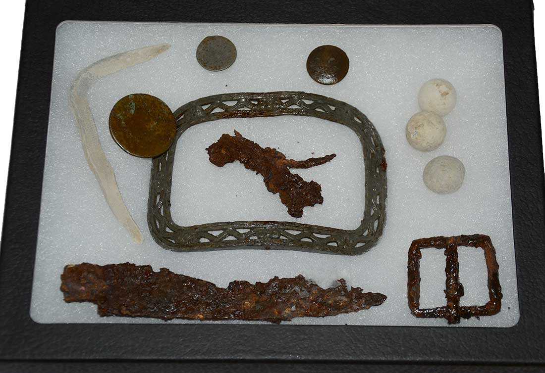 REVOLUTIONARY WAR RELIC GROUP FROM VERPLANCK, NEW YORK