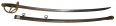 MANSFIELD & LAMB M1860 CAVALRY SABER AND SCABBARD, DATED 1863