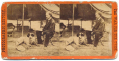 MATTHEW BRADY STEREOVIEW OF CUSTER IN HIS HEADQUARTERS IN THE FIELD 