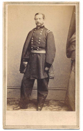 FULL STANDING VIEW OF GENERAL ALFRED PLEASONTON LEADER OF THE UNION CAVALRY AT GETTYSBURG