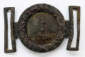 EXCELLENT TWO-PIECE VIRGINIA BELT BUCKLE BY JAMES S. SMITH