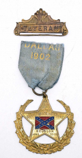 DALLAS TEXAS 1902 CONFEDERATE REUNION BADGE