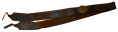 US CIVIL WAR MAKER MARKED CARTRIDGE BOX SLING WITH PLATE