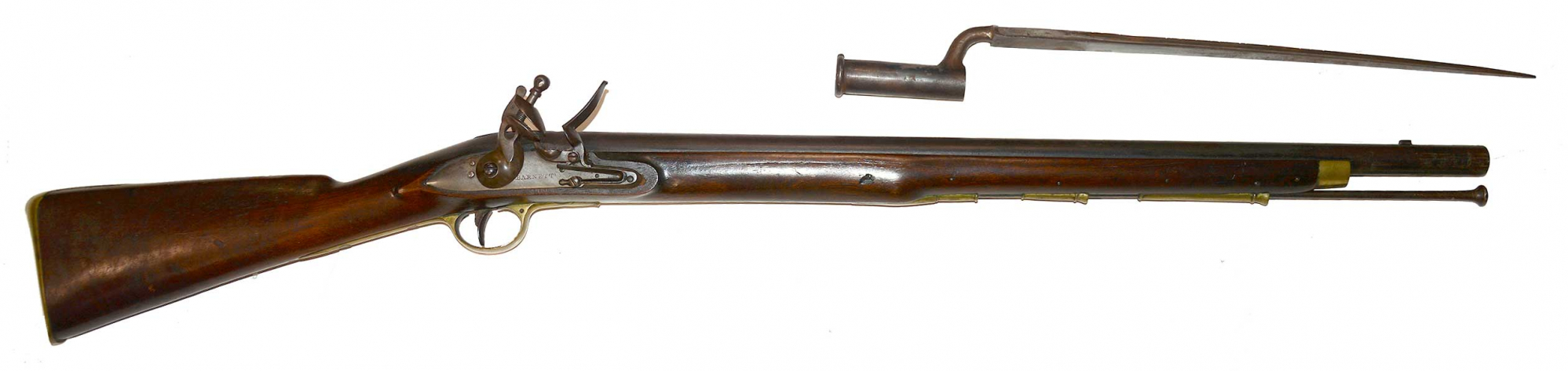 SCARCE PRIVATE ISSUE SHIP’S MUSKET BY BARNETT, AND BAYONET