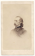 MATTHEW BRADY CDV OF CUSTER AS MAJOR GENERAL JANUARY 1865