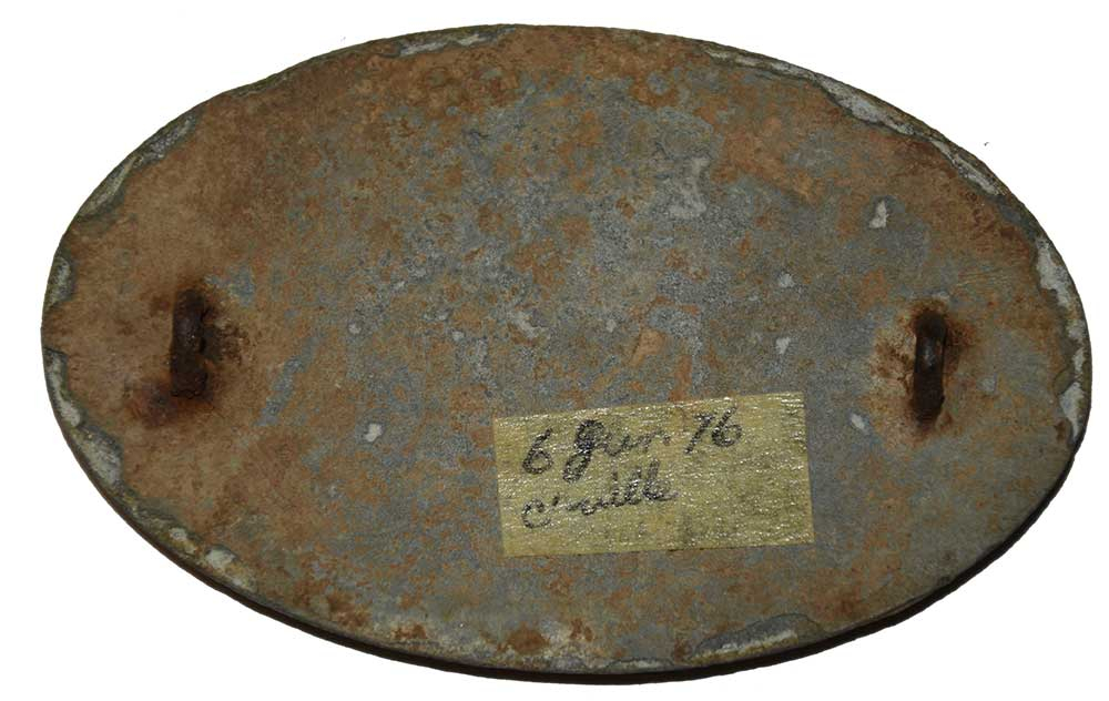 Box Plate US CIVIL WAR PATTERN 1839 CARTRIDGE BOX PLATE RECOVERED AT ...