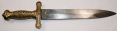 MILITIA RIFLEMAN’S KNIFE WITH A M1849 AMES MOUNTED RIFLEMAN’S BLADE MOUNTED AS A SHORT SWORD