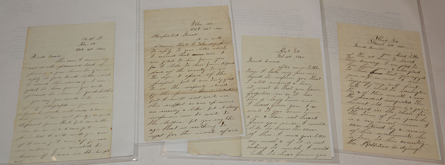 FOUR LETTERS FROM 26TH MICHIGAN SOLDIER
