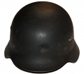 WORLD WAR TWO GERMAN SINGLE DECAL LUFTWAFFE HELMET 