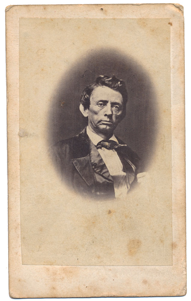 CDV OF WILLIAM G. “PARSON” BROWNLOW