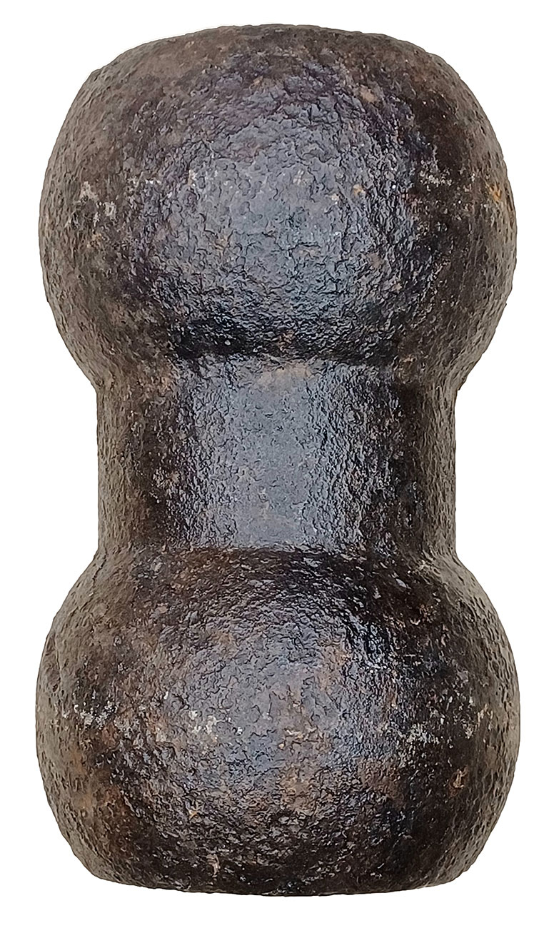 TREDEGAR IRON WORKS “DOUBLE SHOT” OR “PROVING BOLT” FOR 32-POUNDER SMOOTH BORE CANNON