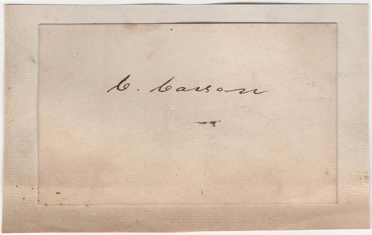 SELECTION OF SIGNATURES - NOTABLE FIGURES OF THE CIVIL WAR ERA; POLITICAL, MILITARY, CIVILIAN - REDUCED PRICES