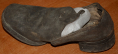 SCARCE INDIAN WAR US ARMY 1872 PATTERN SHOE ALTERED TO CAMP OR BARRACKS SHOE