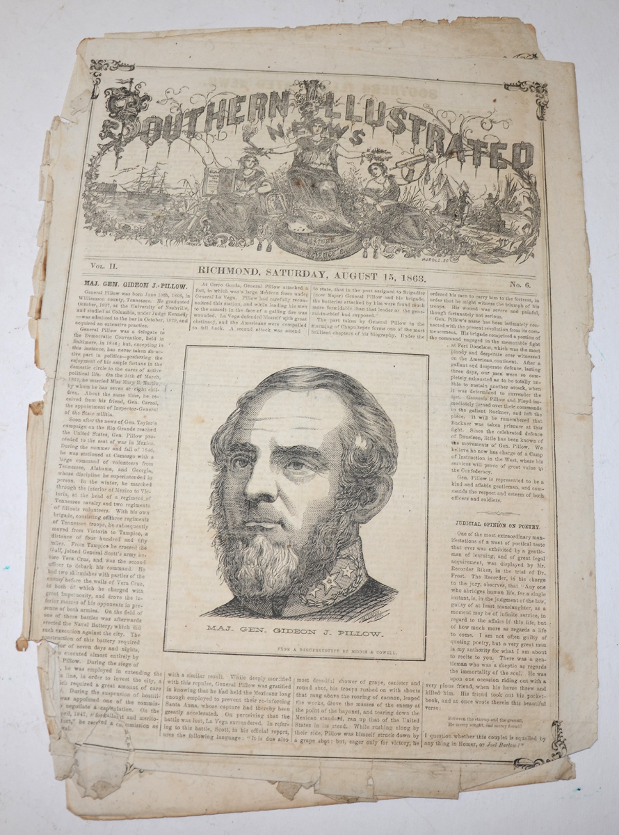 THE SOUTHERN ILLUSTRATED NEWS—RICHMOND, AUGUST 15, 1863