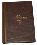 US CIVIL WAR ARMY PAYMASTER’S MANUAL PRESENTED TO MAJOR GENERAL ETHAN A. HITCHCOCK