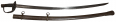 CLASSIC CONFEDERATE FROELICH CAVALRY SABER AND SCABBARD