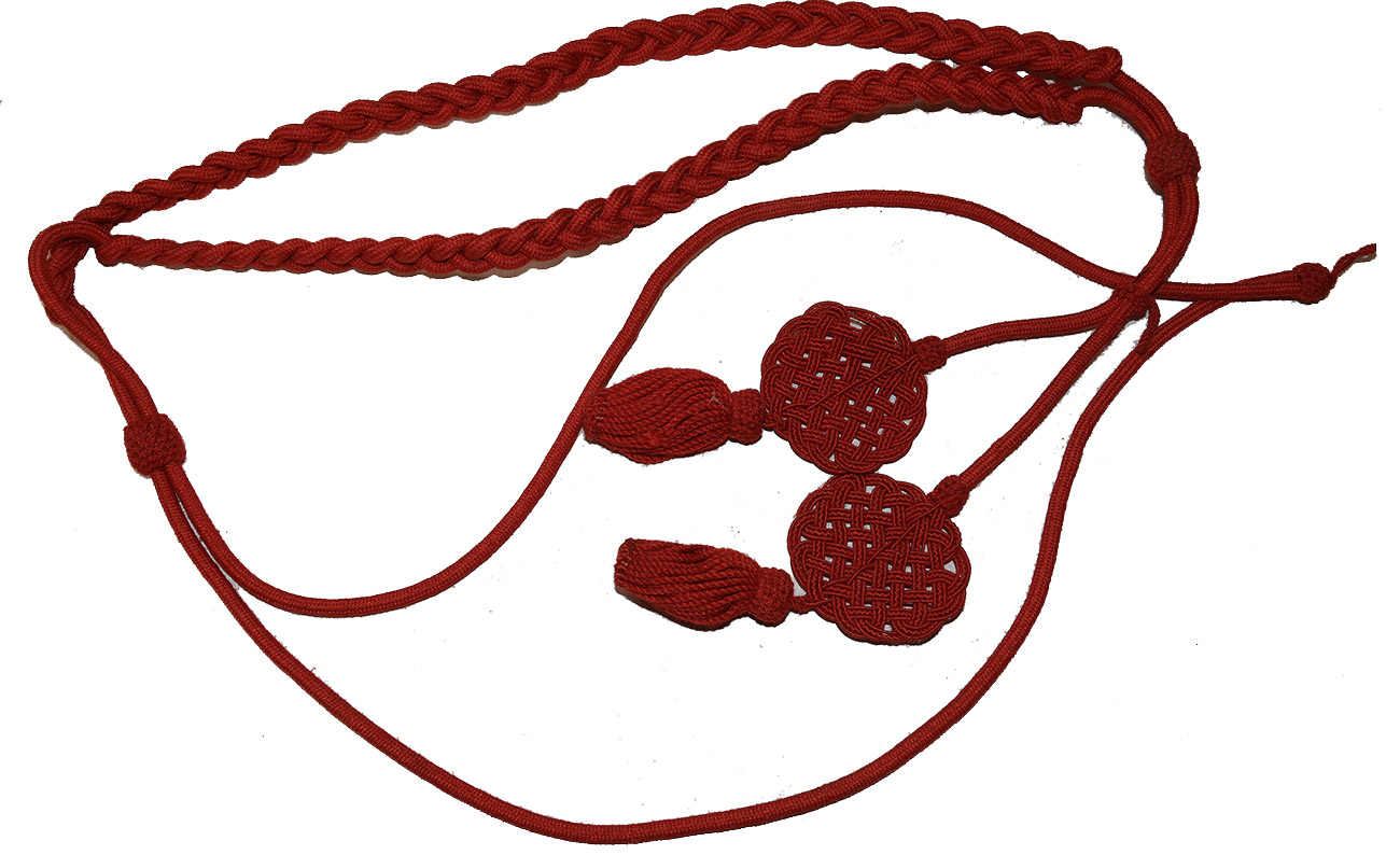 INDIAN WARS & SPANISH-AMERICAN WAR-ERA RED ARTILLERY AIGUILLETTE SHOULDER CORD