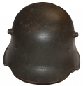 SINGLE DECAL GERMAN TRANSITIONAL HELMET FOR USE IN WORLD WAR TWO