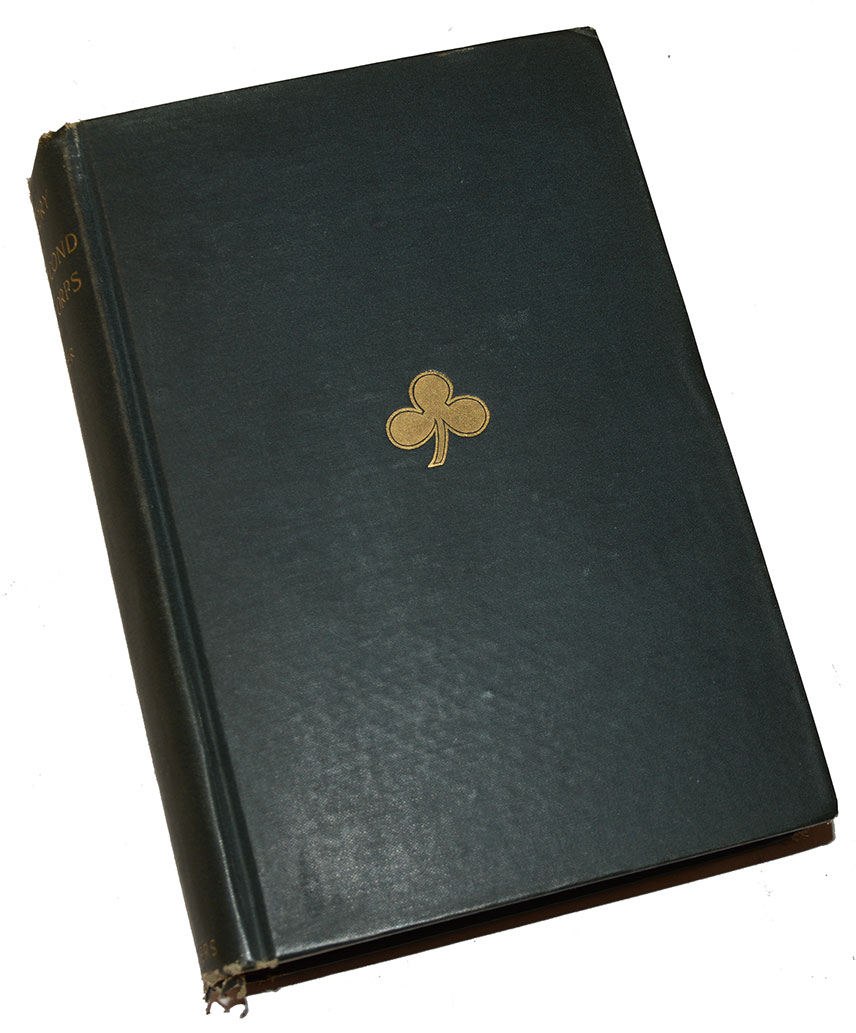 INSCRIBED ORIGINAL COPY OF THE HISTORY OF THE SECOND ARMY CORPS 