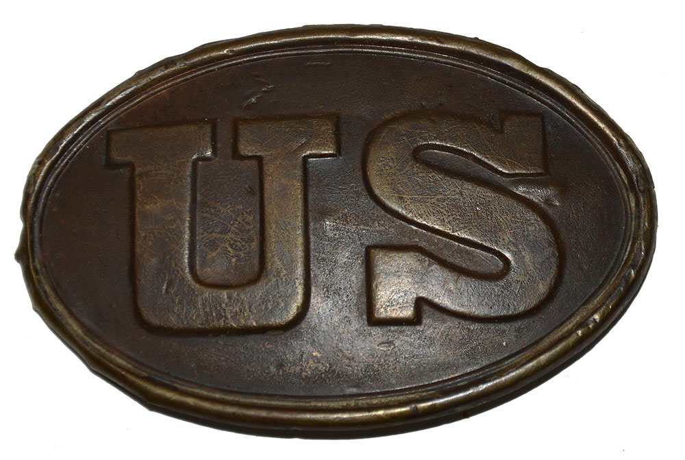 FREDERICKSBURG RECOVERED US CARTRIDGE BOX PLATE