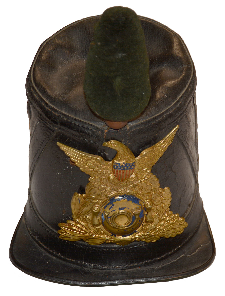 CIVIL WAR US IMPORT FRENCH CHASSEUR SHAKO: 18th MASS AND OTHERS