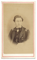CDV OF US NAVAL OFFICER FROM THE USS MOHICAN TAKEN IN PANAMA IN 1867