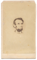 CDV BUST VIEW OF PRESIDENT ABRAHAM LINCOLN